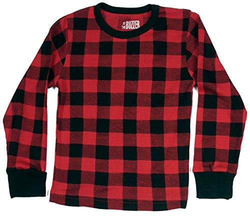 At The Buzzer  Red Thermal Underwear Set for Boys