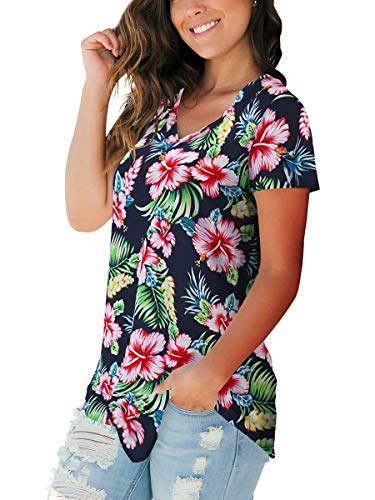 Summer Hawaiian V-Neck Shirts