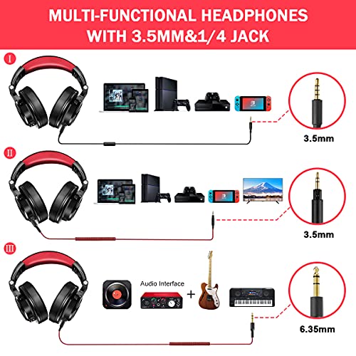 OneOdio A71 Wired Over Ear Headphones with SharePort
