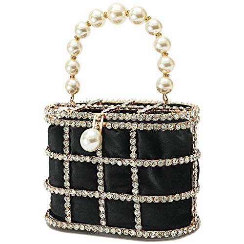 CARIEDO Beaded Pearl Clutch Purse