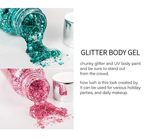 GL-Turelifes Mermaid Sequins Chunky Glitter Liquid Eyeshadow