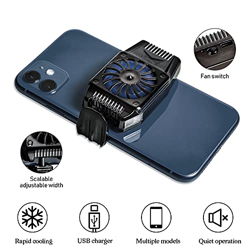 Cell Phone Cooler 10 in 1 Mobile Gaming Cooling Fan Kits