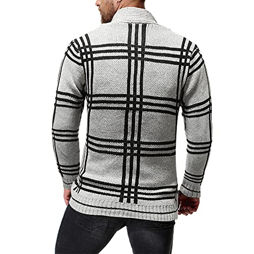 Classic Plaid Cardigan Sweater