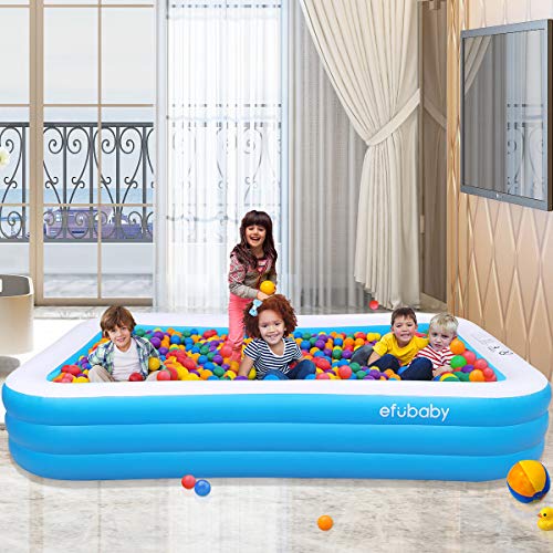 Efubaby Inflatable Swimming Pool for Kids and Family, 120