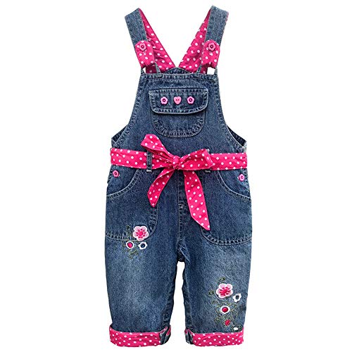 Baby Girl's Denim Overalls