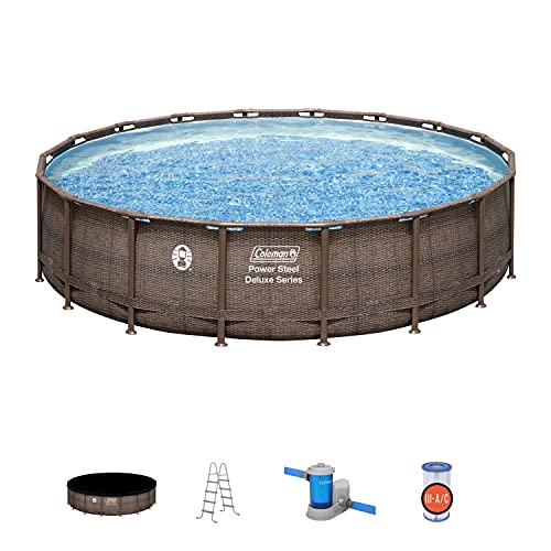 Coleman Power Steel Deluxe Above Ground Pool Set