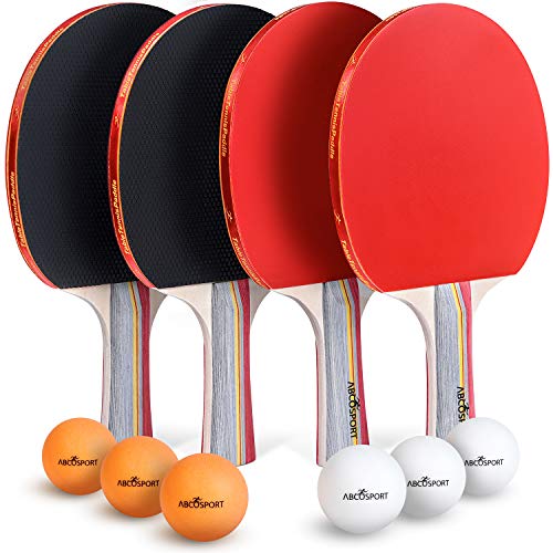 Abco Tech Ping Pong Paddle and Table Tennis Set.