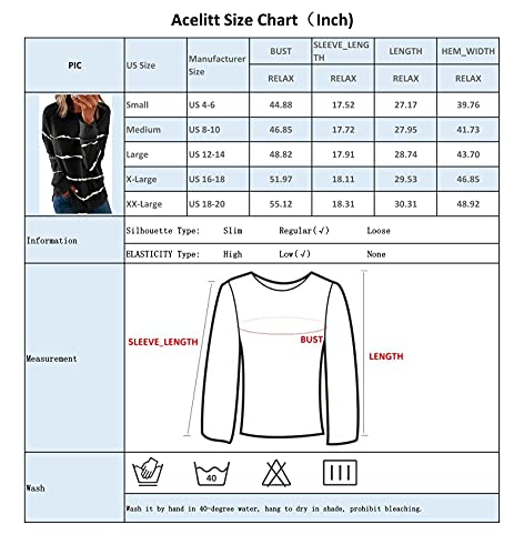 Acelitt Cozy Striped Sweatshirt Pink L