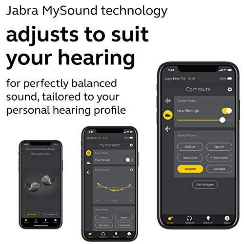Jabra Elite 75t True Wireless Earbuds with Active Noise Cancelling