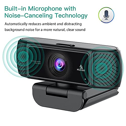 2021 AutoFocus 1080P Webcam with Microphone