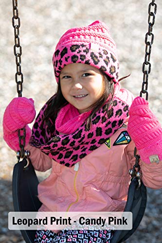 Kids Infinity Scarf (Solid Indi Pink)