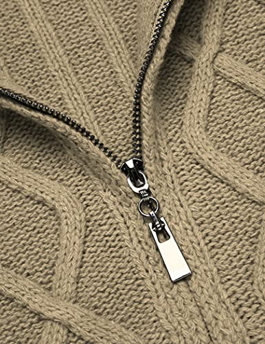 Casual Zipper Knitted Cardigan Sweater