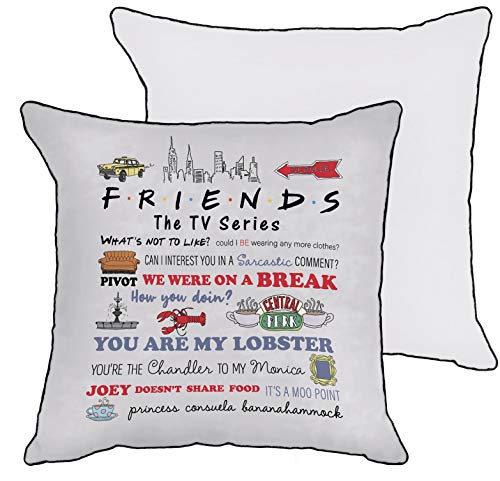 Jay Franco Friends Quotable Decorative Pillow Cover