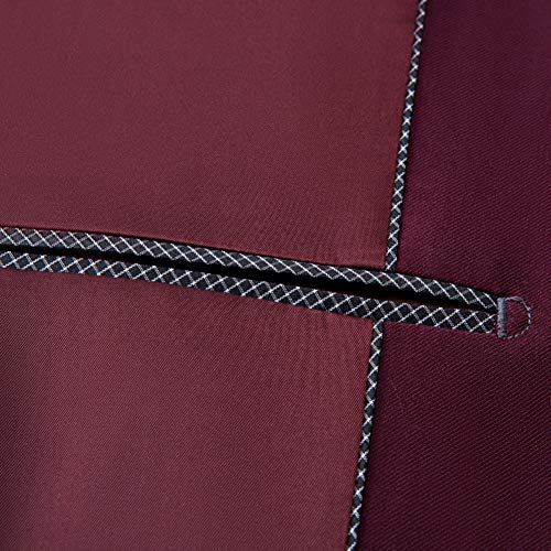 Men's 3 Piece Tuxedo Suit, Claret