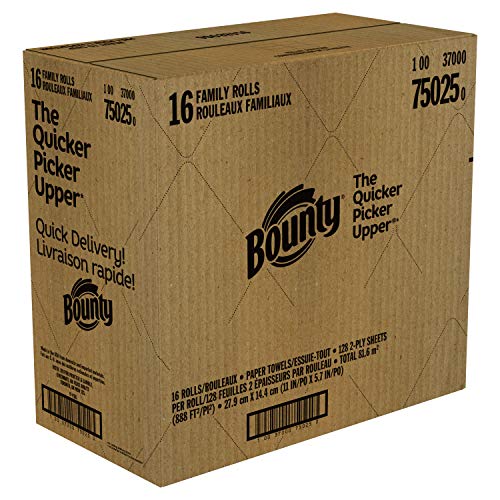Bounty Quick-Size Paper Towels - 16 Family Rolls