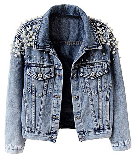 KEDERA Embroidered Short Denim Jacket