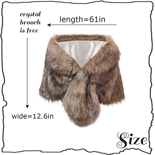 Bride Fur Shawl