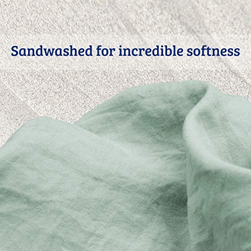 Bare Home Sandwashed Twin Sheet Set