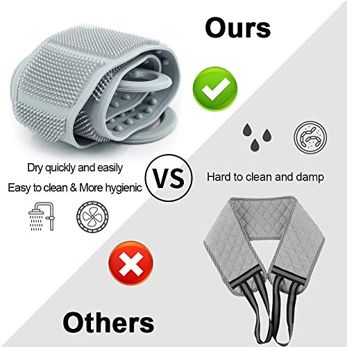 BAIMEI Silicone Back Scrubber for Shower