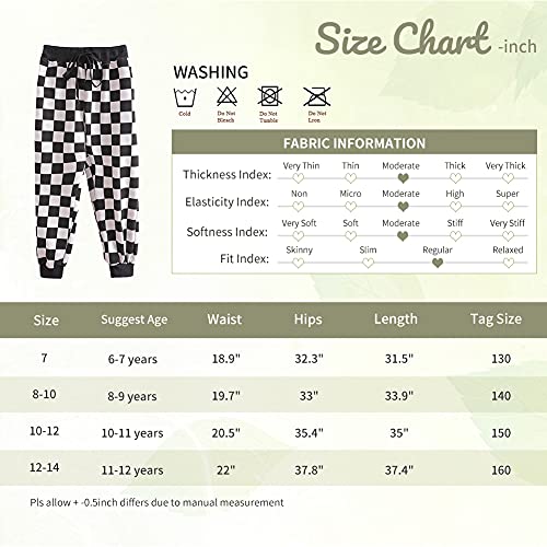 Girls' Sweatpants Loose Drawstring Active Jogger Pants
