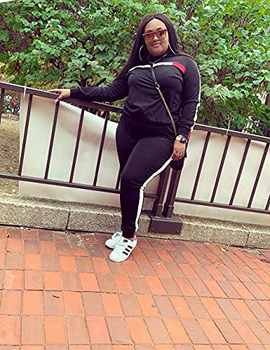Women's Stripe Sweatshirt and Pants Set