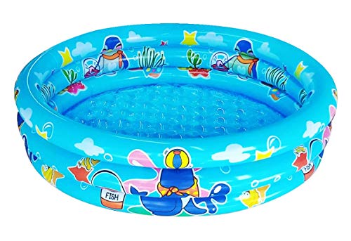 Big Summer Inflatable 3 Ring Baby Pool