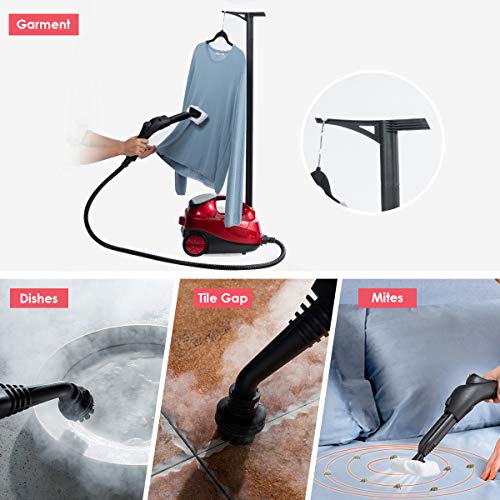 Costway 2000W Multipurpose Steam Cleaner - with 19 Accessories
