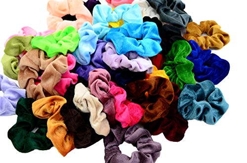 Chloven Velvet Hair Scrunchies (45 Pack)