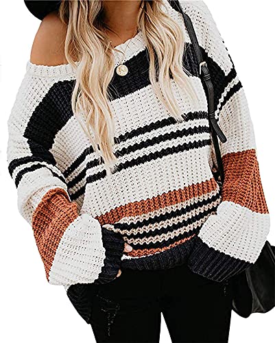 Striped Color Block Pullover
