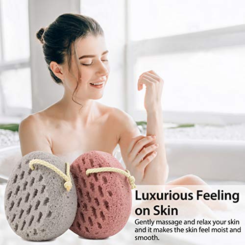 BAIMEI Bath Sponge, Sponge Loofah Body Scrubber