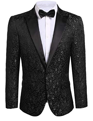 Floral Dress Suit Jacket for Men