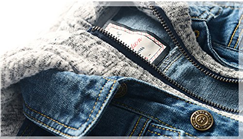 LJYH Boys' Denim Trucker Jacket, Fall Hoodie.