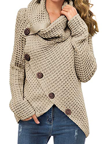 Chunky Button Knit Sweater