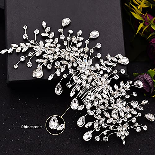 Rhinestone Bridal Hair Comb Accessories