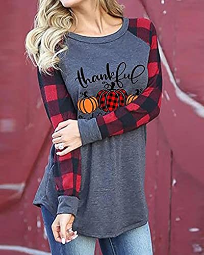 Thankful Blessed Pumpkin Baseball Tee