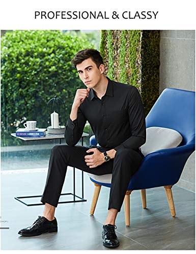 DIIG Men's Slim Fit Dress Shirt