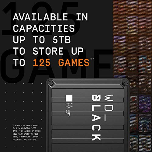 WD_BLACK 5TB P10 Game Drive - Portable External Hard Drive HDD