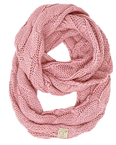 Kids Infinity Scarf (Solid Indi Pink)