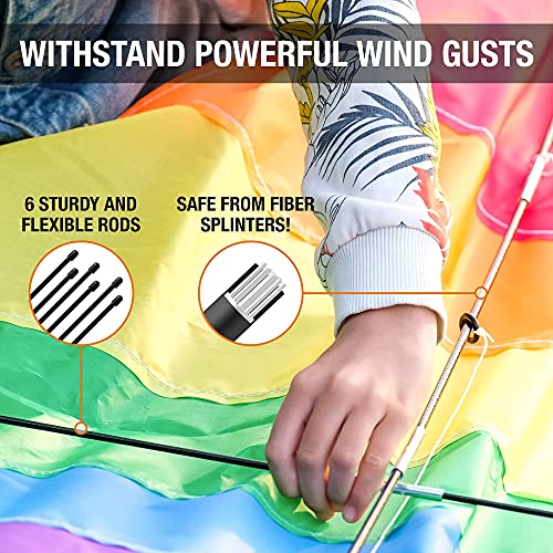 Large Diamond Kite for Kids - Lightweight and Easy to Fly
