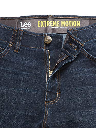 Lee Men's Performance Series Extreme Motion Straight Fit Tapered Leg Jean, Maverick, 36W x 32L