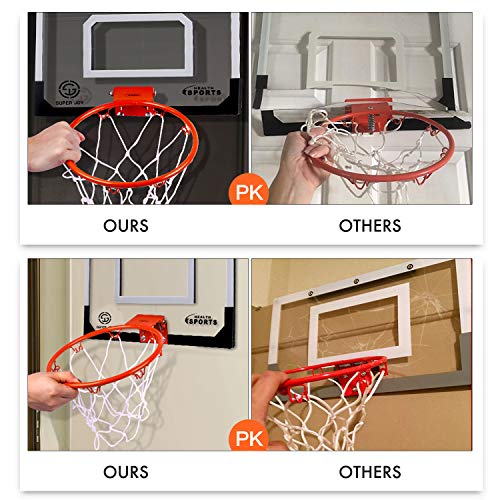 AOKESI Pro Indoor Mini Basketball Hoop Set for Kids