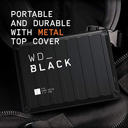WD_BLACK 5TB P10 Game Drive - Portable External Hard Drive HDD