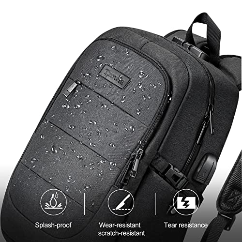 Anti-Theft Travel Laptop Backpack, (15.6 in)
