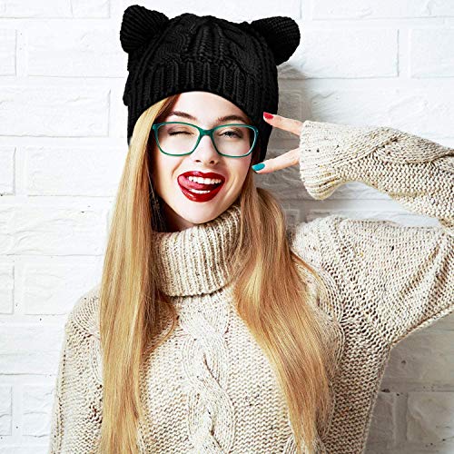 Cat Ear Knitted Beanie