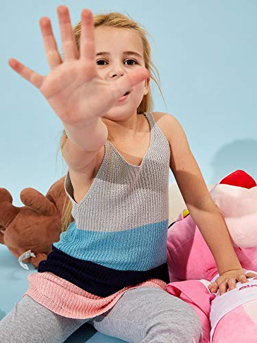 Girls' Rainbow Sweater Tank Top