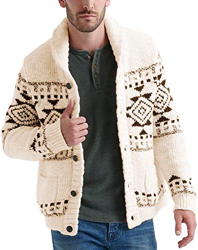 Esobo Men's Multi-Color Shawl Cardigan