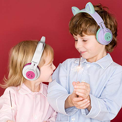Riwbox  Cat Ear Bluetooth Headphones