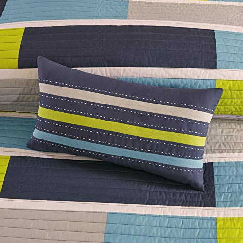 Mi Zone Cozy Quilt Set - Bradley Blue 4 Piece