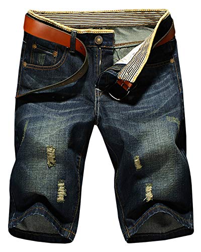 LATUD Men's Casual Denim Shorts US 32