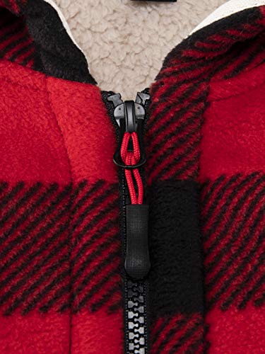 Kids' Sherpa Fleece Lined Hoodie Jacket.